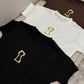Gold Accent Half Sleeve T-Shirt