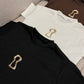 Gold Accent Half Sleeve T-Shirt