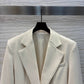 Schiaparelli Padlock-Detail Single-Breasted Blazer