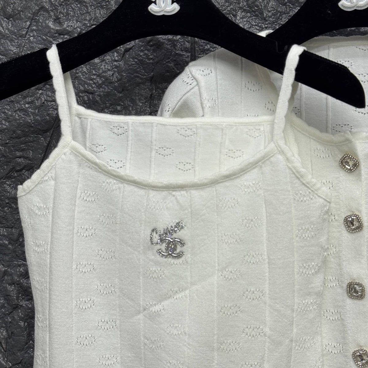 Chanel Cable-Knit Twinset