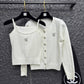 Chanel Cable-Knit Twinset
