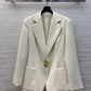 Schiaparelli Padlock-Detail Single-Breasted Blazer