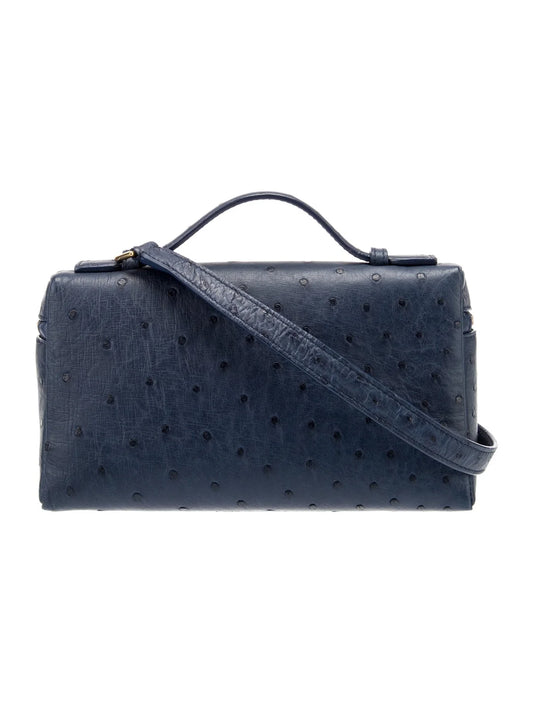 Loro Piana  Ostrich Extra Pocket L19 Pouch