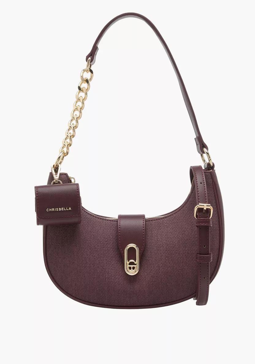 Chrisbella Textured Shoulder Bag