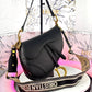 Dior Black Mini Saddle Baguette