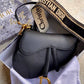 Dior Black Mini Saddle Baguette