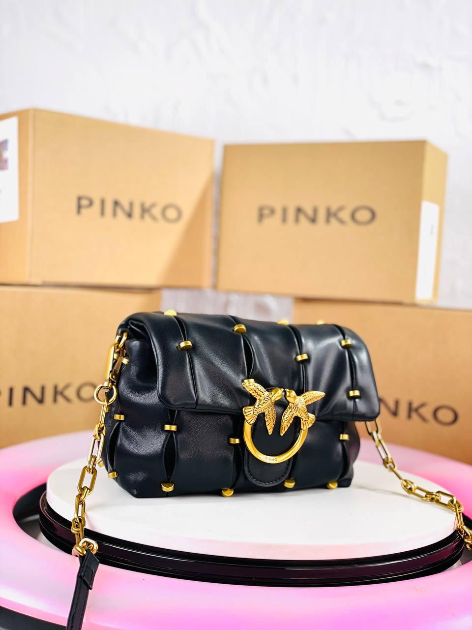 Torebka LOVE MINI PUFF PINCHED PINKO