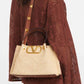 VALENTINO WOMEN'S ROMAN STUD RAFFIA BAG