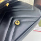 Gg marmont flap leather crossbody bag
