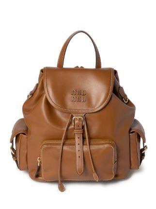 miu miu Leather backpack