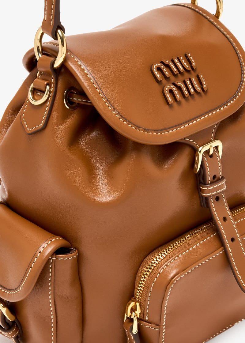miu miu Leather backpack