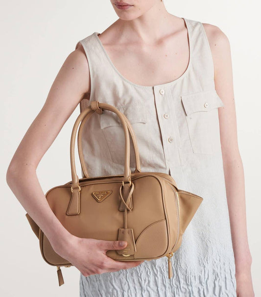 Prada Re-Edition 1978 medium Re-Nylon and Saffiano leather two-handle bag