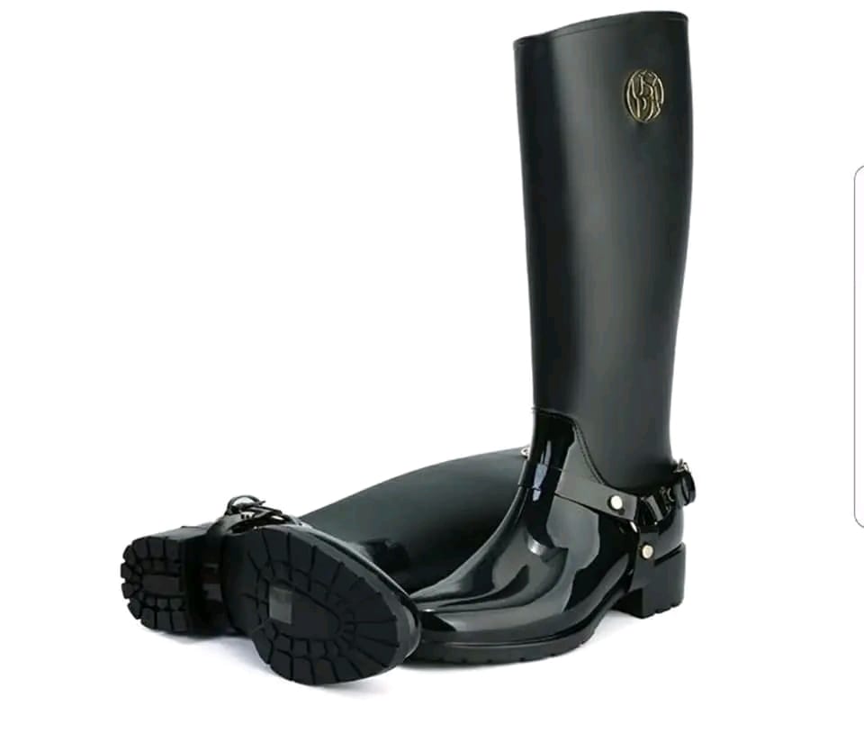 U.S. Polo Assn. Rain Boots Waterproof Black