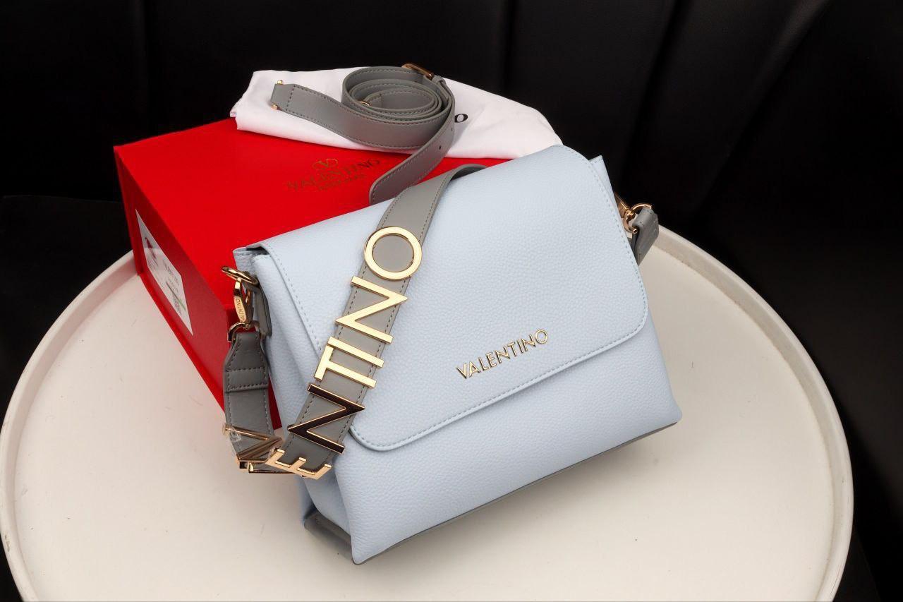 Valentino Black Leather Crossbody Bag