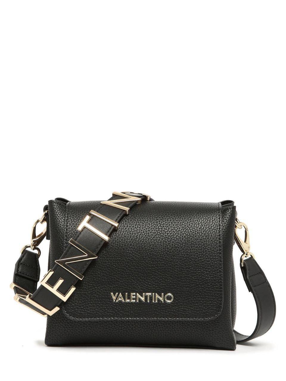 Valentino Black Leather Crossbody Bag