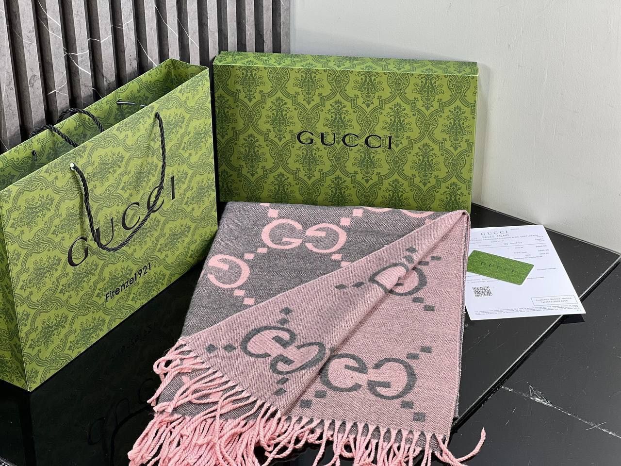 Gucci Double Face Scarf