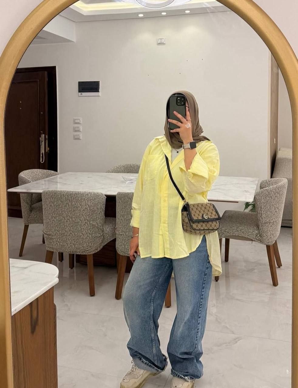 Oversize Gauze Shirt with Pocket