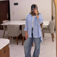 Oversize Gauze Shirt with Pocket