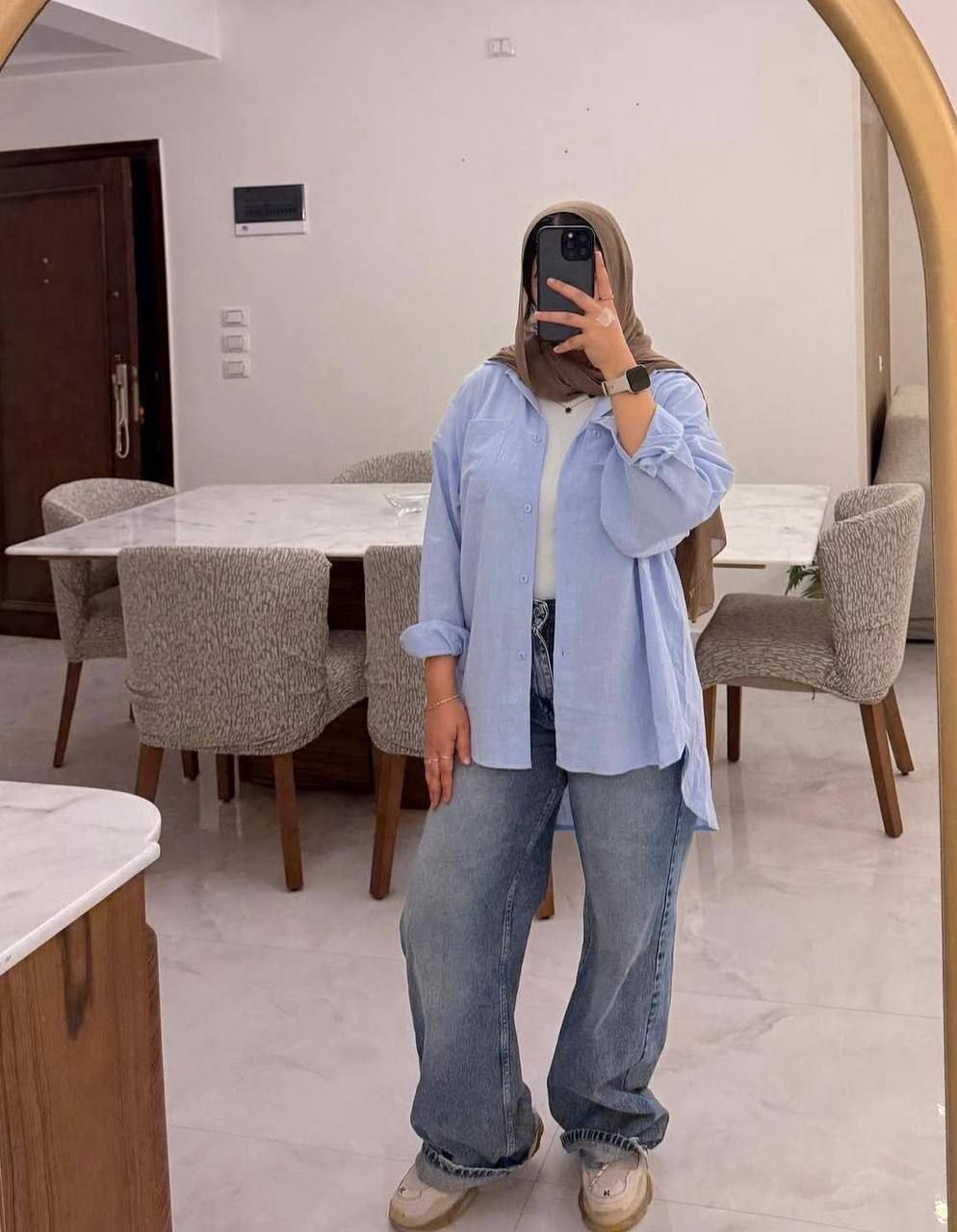 Oversize Gauze Shirt with Pocket