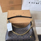 Teri Shoulder Bag In Signature Canvas Brown Black