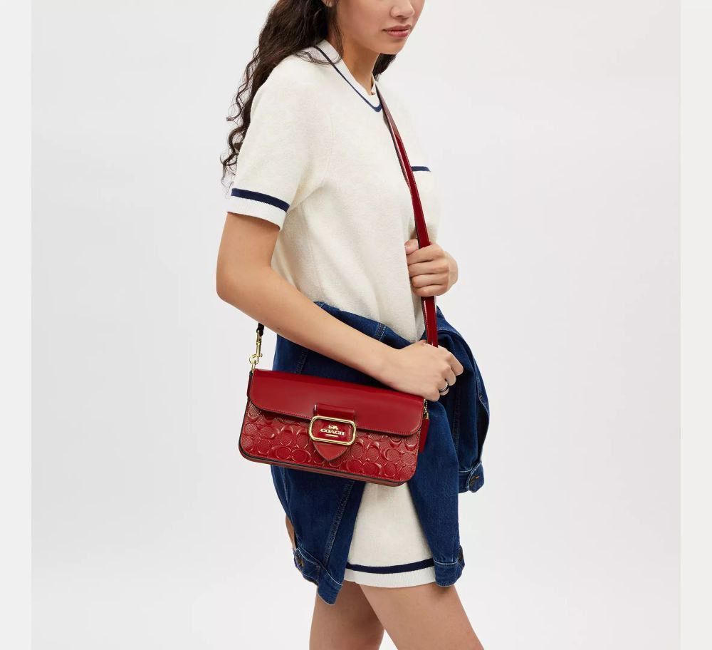 Morgan Crossbody In Signature Leather