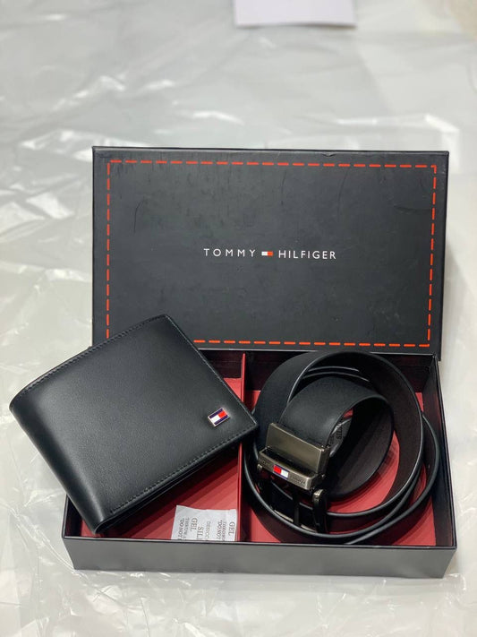 Set Tommy Hilfiger Wallet & Belt for Men