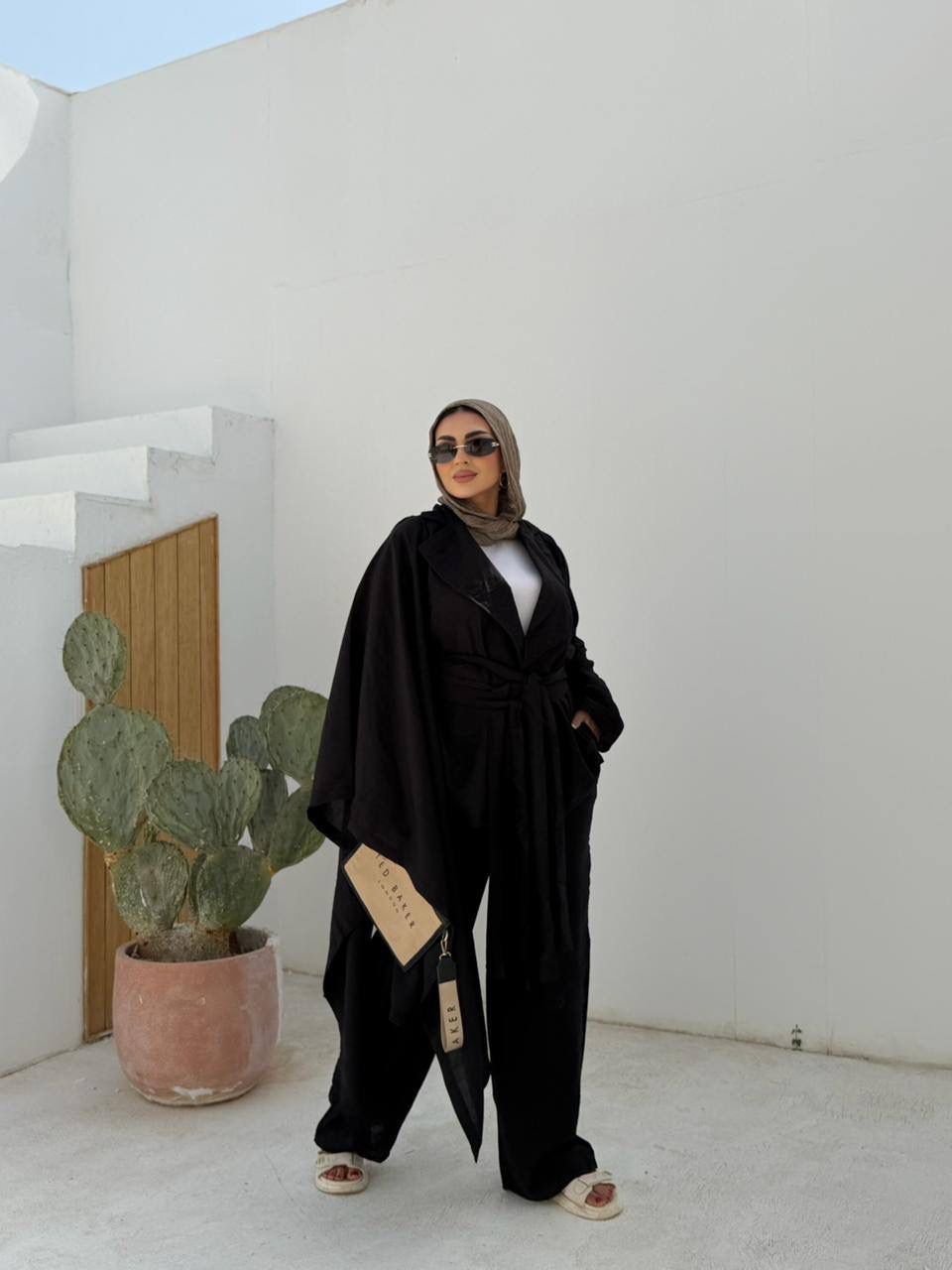 Linen Set with Belt