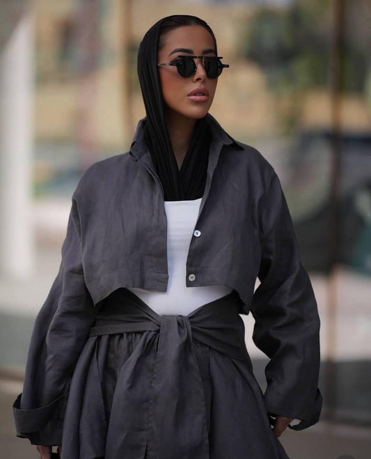 Layered Two-Piece Shirt