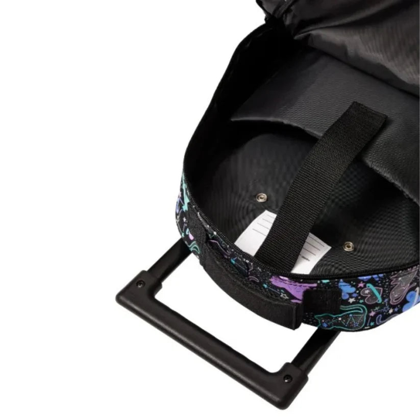 Smiggle Wild Side Trolley Backpack With Light Up Wheels
