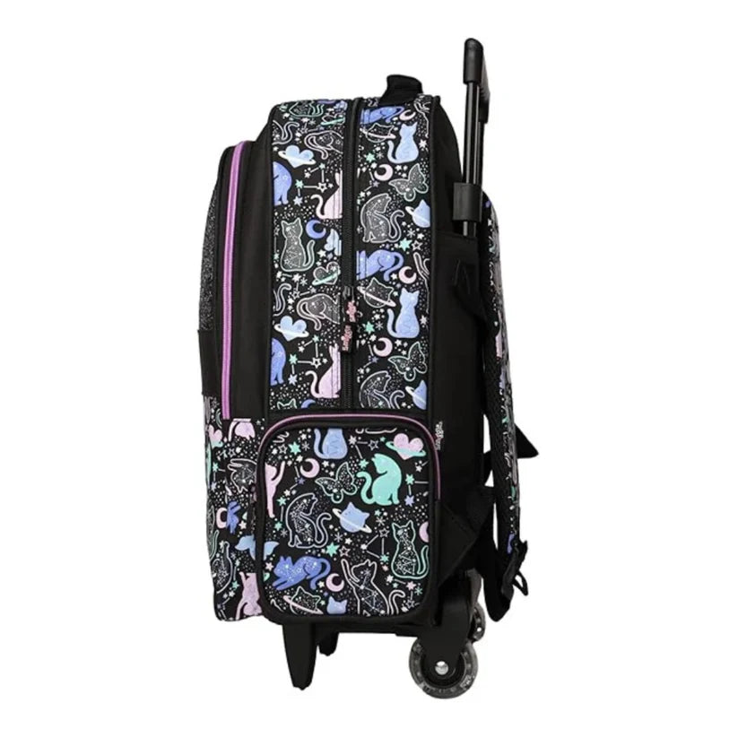 Smiggle Wild Side Trolley Backpack With Light Up Wheels