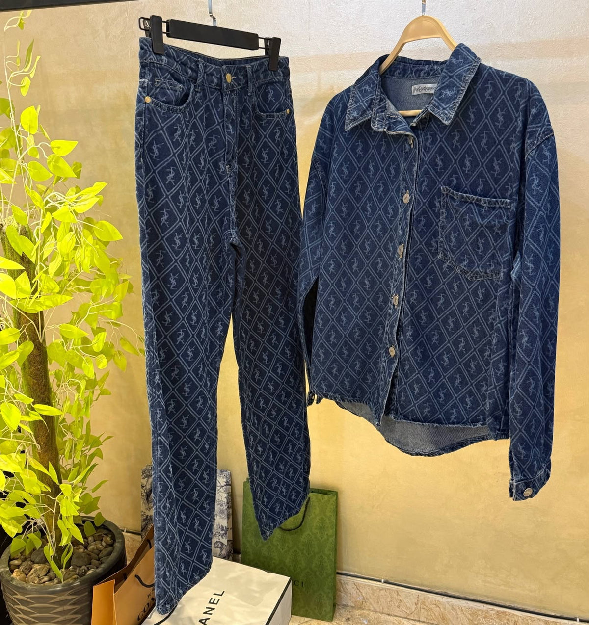 Ysl Karl lagerfeld Jeans Set