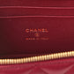 Chanel Lambskin Quilted Small Vanity Case With Chain