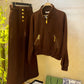 Schiaparelli inspired two-piece tracksuit set
