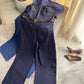 Denim Belted Jumpsuit