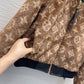 Louis Vuitton Monogram Fleece/Shearling Jacket