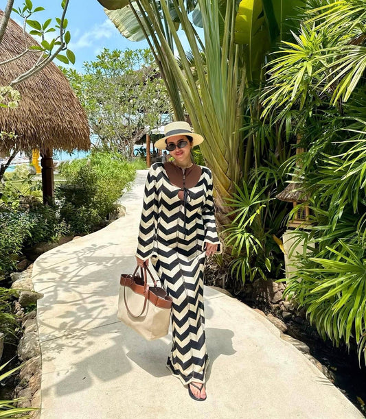 Striped Knit Dress