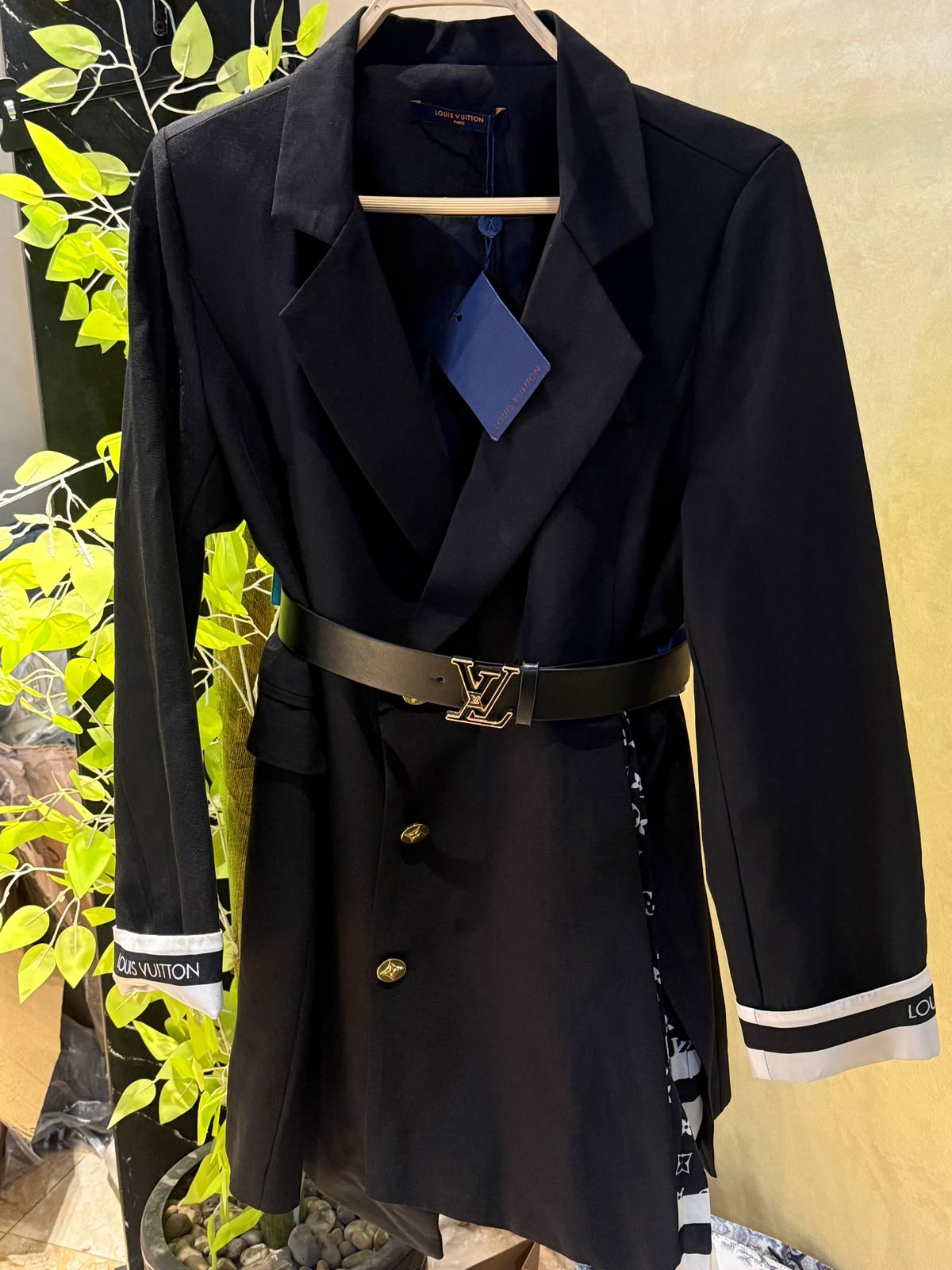 Louis Vuitton Double-breasted blazer-style mini dress