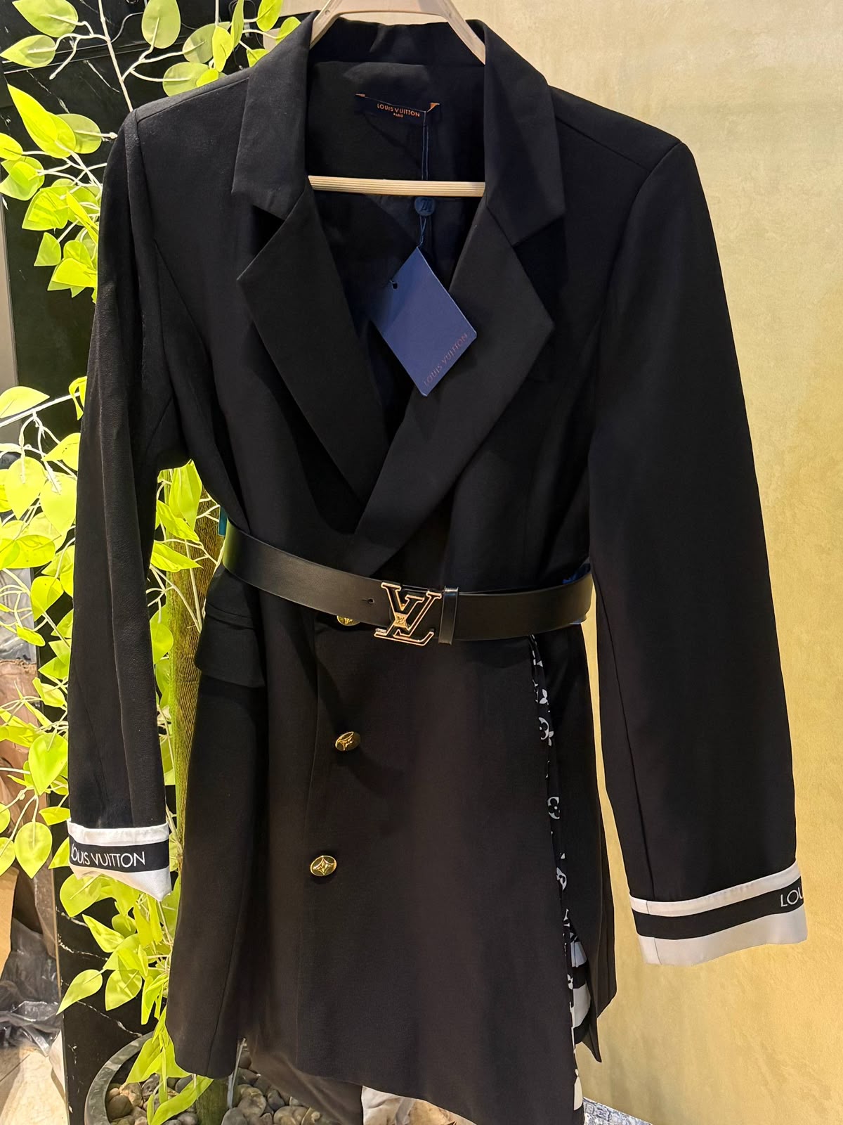 Louis Vuitton Double-breasted blazer-style mini dress
