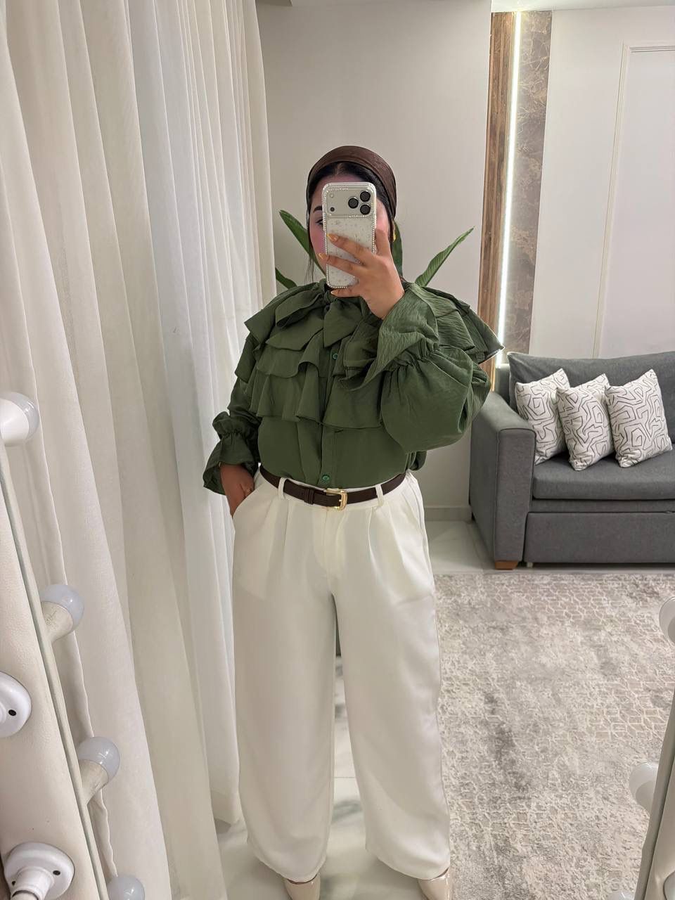Linen Collar Shirt