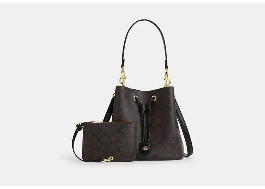 Coach Rowan Bucket Bag in Signature Canvas