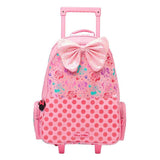 Smiggle Minnie Mouse Trolley Backpack With Light Up Wheels