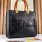 FENDI Sunshine logo-embossed tote bag