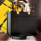 FENDI Sunshine logo-embossed tote bag