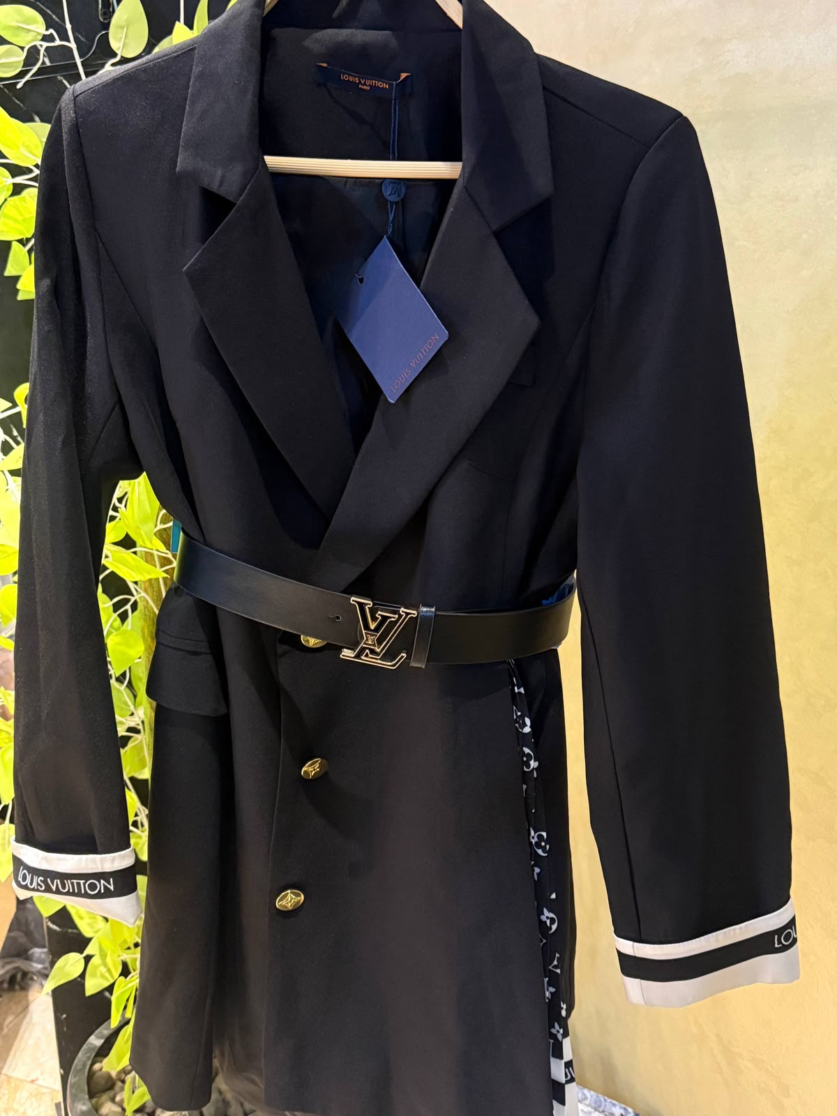 Louis Vuitton Double-breasted blazer-style mini dress