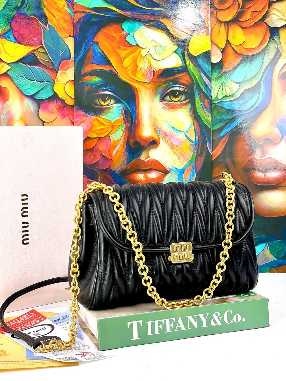 Miu Miu Matelassé Shoulder Bag