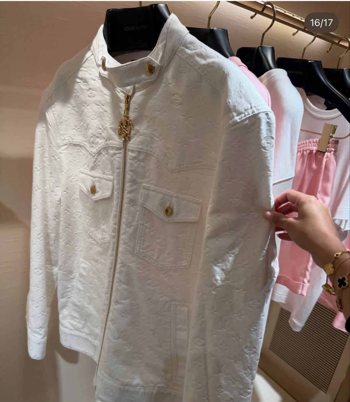 Louis Vuitton Monogram Jacquard Denim Jacket