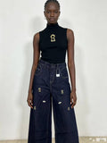 Schiaparelli Ribbed knit turtleneck