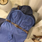 Denim Belted Jumpsuit