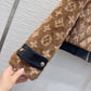 Louis Vuitton Monogram Fleece/Shearling Jacket