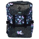 Smiggle Super Charge Attach Foldover 18 inches Backpack Black Mix